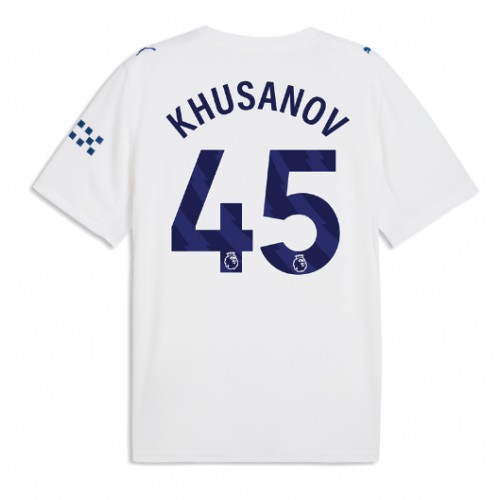 Muški Nogometni Dres Manchester City Abdukodir Khusanov #45 Rezervni 2026-27 Kratak Rukav